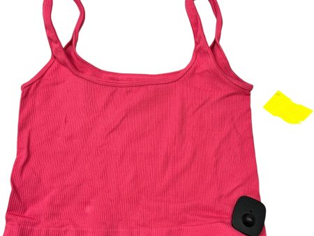 Athletic Tank Top By OQQ In Pink, Size: L Fashion