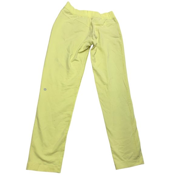 Athletic Pants By Lululemon In Yellow, Size: 6 Online Sale