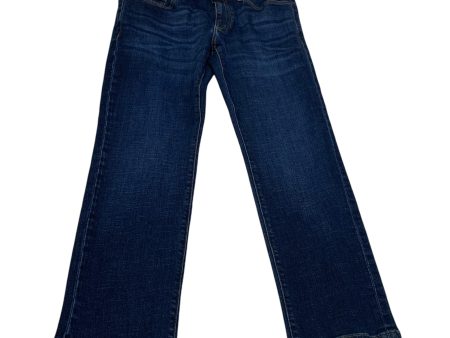 Jeans Straight By Amazon Essentials In Blue Denim, Size: 16 Online