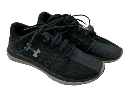 Shoes Athletic By Under Armour In Black & Grey, Size: 7 For Cheap