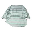 Top Long Sleeve By Crown And Ivy In Green & White, Size: L on Sale