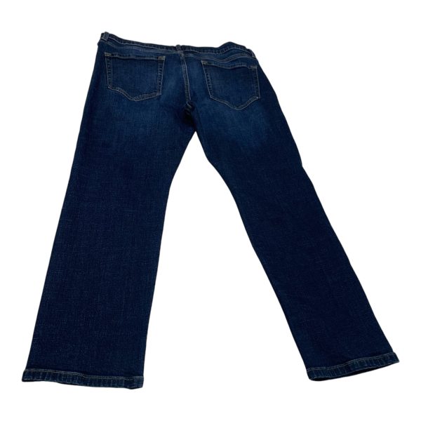 Jeans Straight By Amazon Essentials In Blue Denim, Size: 16 Online