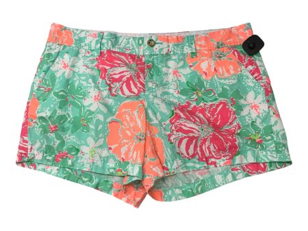 Shorts Designer By Lilly Pulitzer In Green & Pink, Size: 16 Online Hot Sale