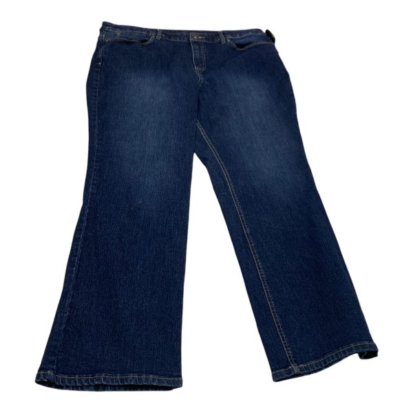 Jeans Straight By Christopher And Banks In Blue Denim, Size: 16 on Sale