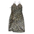 Animal Print Dress Casual Short Clothes Mentor, Size M Fashion