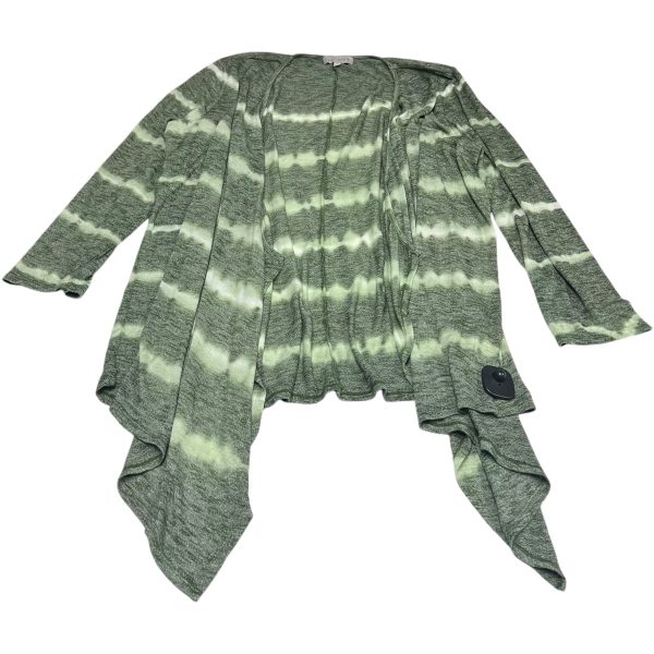 Cardigan By Clothes Mentor In Green, Size: 3x Fashion