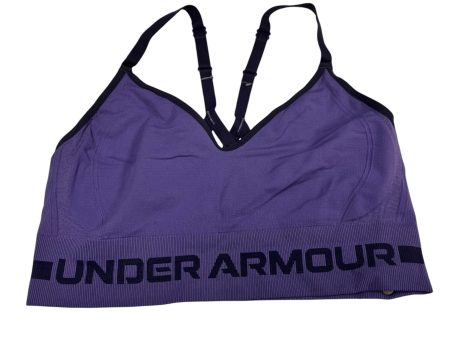 Athletic Bra By Under Armour In Purple, Size: L Online Sale