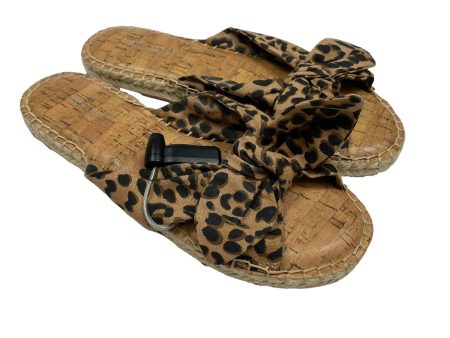 Animal Print Sandals Flats Nine West, Size 7.5 Cheap