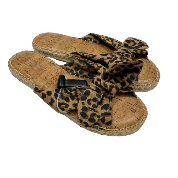 Animal Print Sandals Flats Nine West, Size 7.5 Cheap