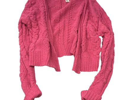 Cardigan By Jessica Simpson In Pink, Size: S Fashion