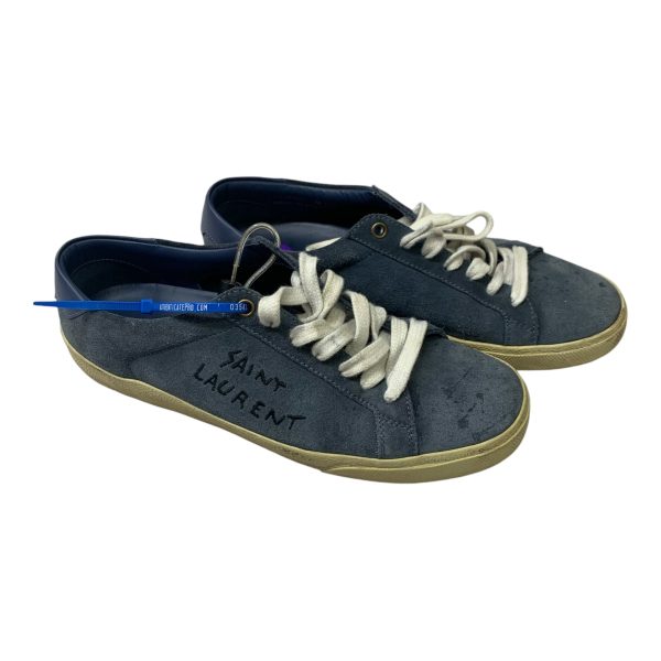 Shoes Luxury Designer By Yves Saint Laurent In Blue, Size: 8 Online now