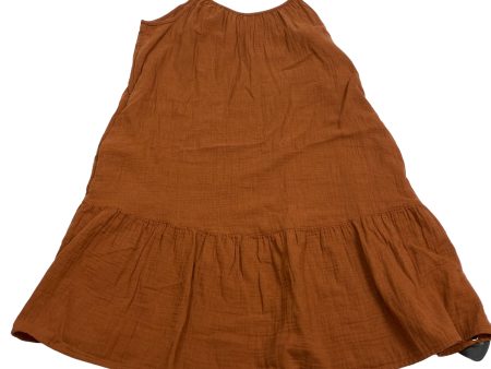 Brown Dress Casual Midi Universal Thread, Size S Discount