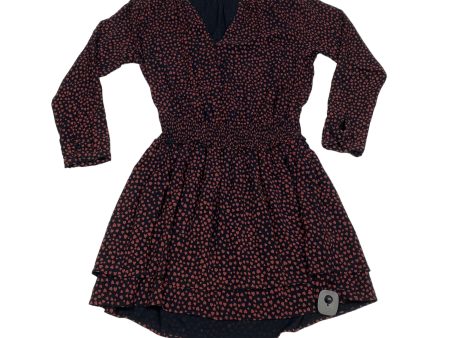 Black & Red Dress Casual Short Rails, Size M Online Hot Sale