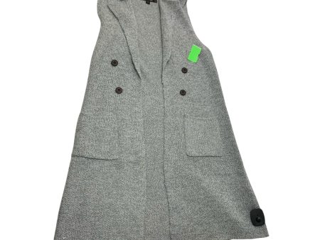 Vest Sweater By Love Tree In Grey, Size: M For Sale