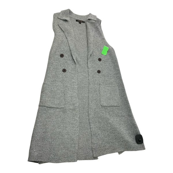 Vest Sweater By Love Tree In Grey, Size: M For Sale