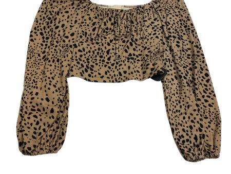 Animal Print Top Long Sleeve Altard State, Size S Cheap