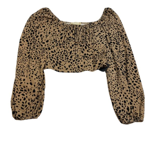 Animal Print Top Long Sleeve Altard State, Size S Cheap