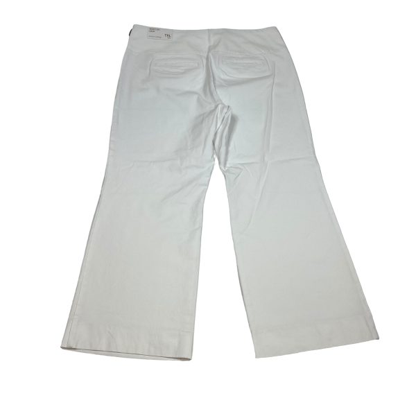 White Pants Cropped Soft Surroundings, Size Xl Hot on Sale