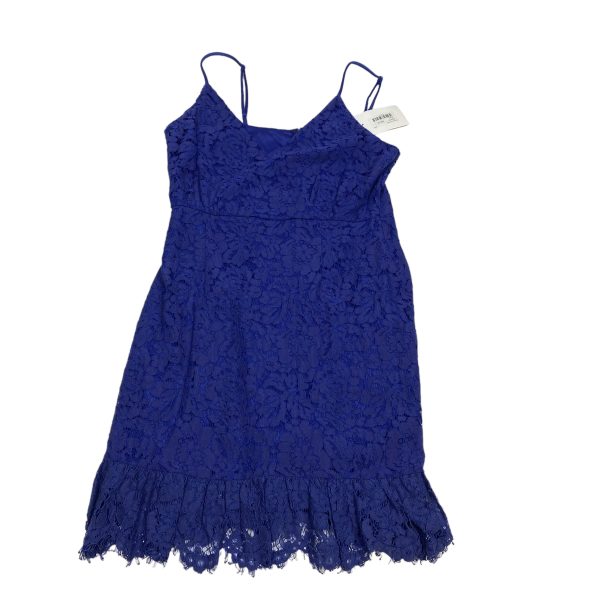 Blue Dress Casual Short Sugar Lips, Size M Supply