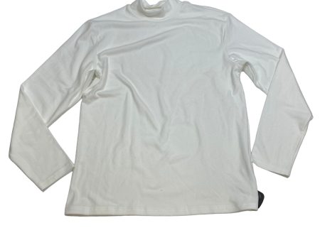 White Top Long Sleeve Clothes Mentor, Size L Supply