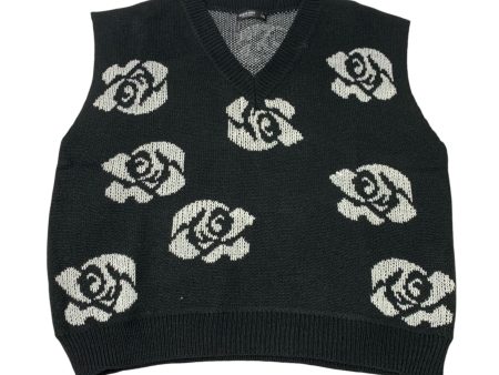 Vest Sweater By Shein In Black, Size: 1x Supply