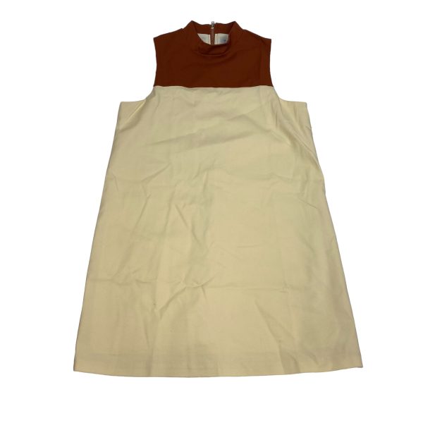 Brown & Cream Dress Casual Short Tobi, Size M Online Sale