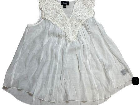 White Top Sleeveless By & By, Size L For Cheap