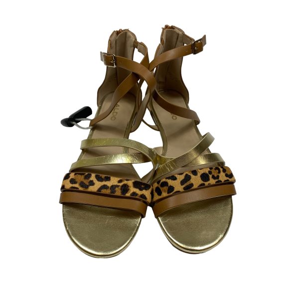 Animal Print Sandals Flats Aldo, Size 7.5 Online