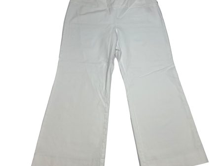 White Pants Cropped Soft Surroundings, Size Xl Hot on Sale