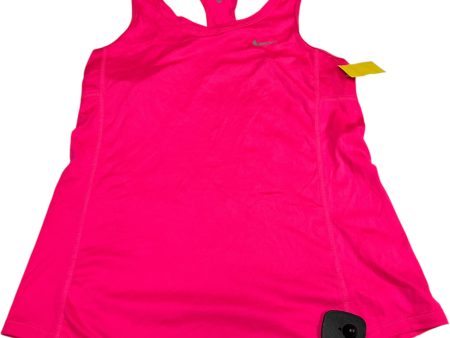 Athletic Tank Top By Nike Apparel In Pink, Size: M Online Hot Sale