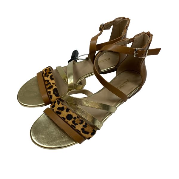 Animal Print Sandals Flats Aldo, Size 7.5 Online