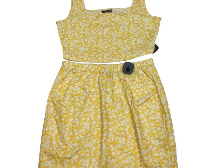 Yellow Skirt Set 2pc Shein, Size L Discount