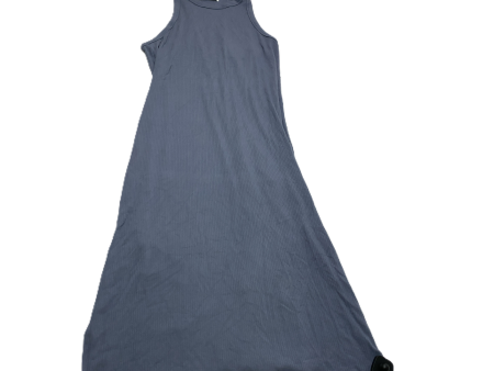 Blue  Dress Casual Maxi By Abercrombie And Fitch  Size: L Hot on Sale