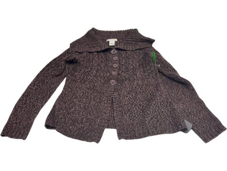 Sweater Cardigan By Reference Point In Brown, Size: S Supply