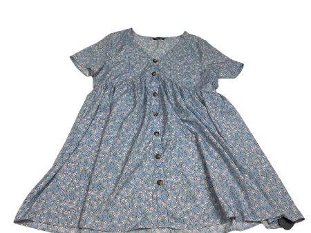 Blue Dress Casual Short Shein, Size S Sale