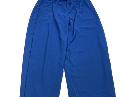 Blue Pants Wide Leg Shein, Size 4x Online Hot Sale