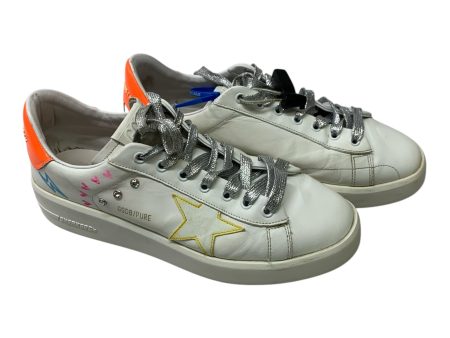 Shoes Luxury Designer By Golden Goose In White, Size: 12 on Sale