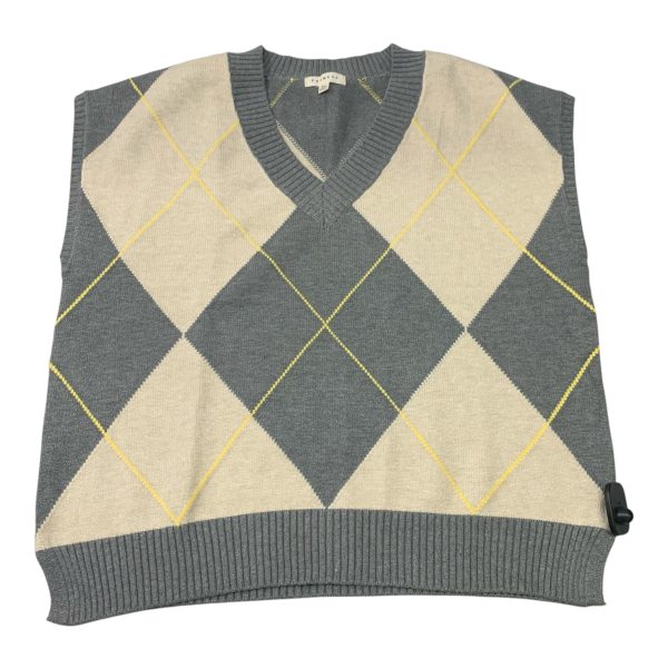 Vest Sweater By Promesa In Grey, Size: Xl Hot on Sale