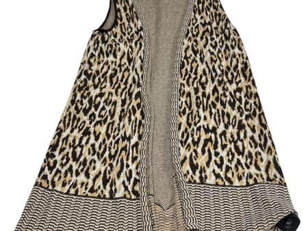 Vest Sweater By Chicos In Animal Print, Size: M For Discount