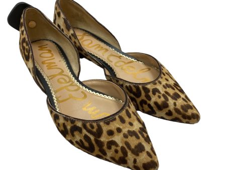 Animal Print Shoes Flats Sam Edelman, Size 5.5 Hot on Sale