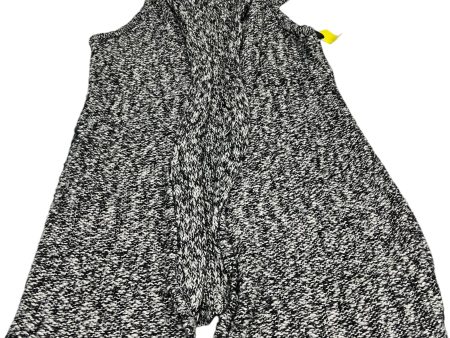 Vest Sweater By Chicos In Black & White, Size: S For Sale