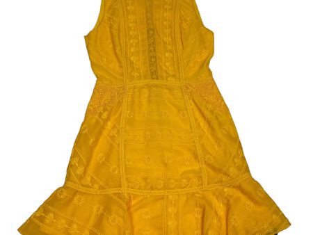 Yellow Dress Party Short Tjd , Size M Hot on Sale