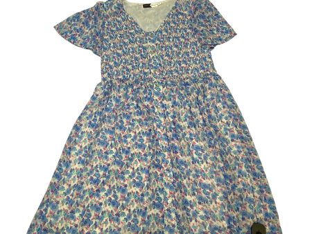 Blue Dress Casual Short Piper & Scoot, Size S Online Sale