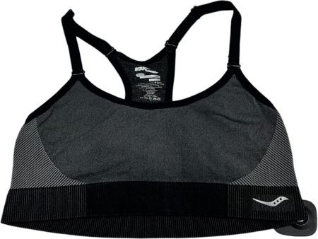 Athletic Bra By Saucony In Grey, Size: L Cheap