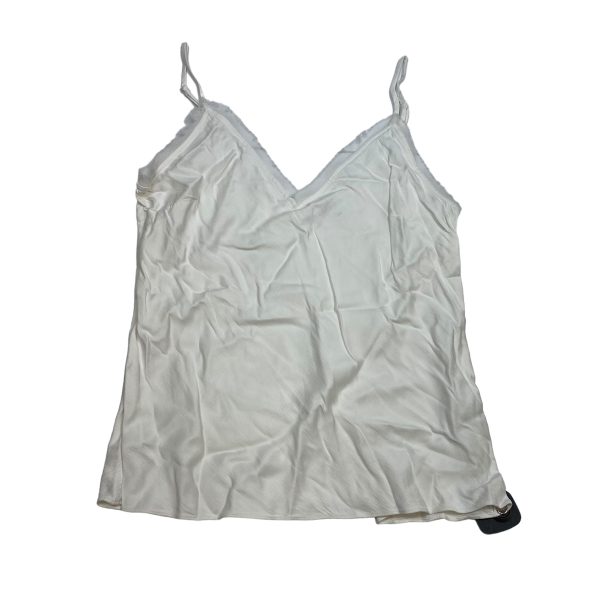 White Top Sleeveless Frame, Size M on Sale