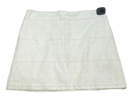 White Skirt Mini & Short Gap, Size L Online Sale