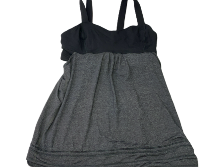 Black & Grey  Athletic Tank Top By Lululemon  Size: M Online Hot Sale