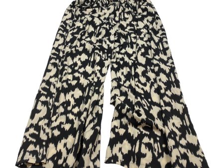 Black & Cream Pants Wide Leg Shein, Size 3x Hot on Sale