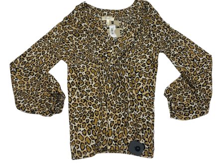 Animal Print Top Long Sleeve Clothes Mentor, Size S Online Sale