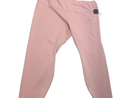 Athletic Capris By Nike Apparel In Pink, Size: 3x For Cheap